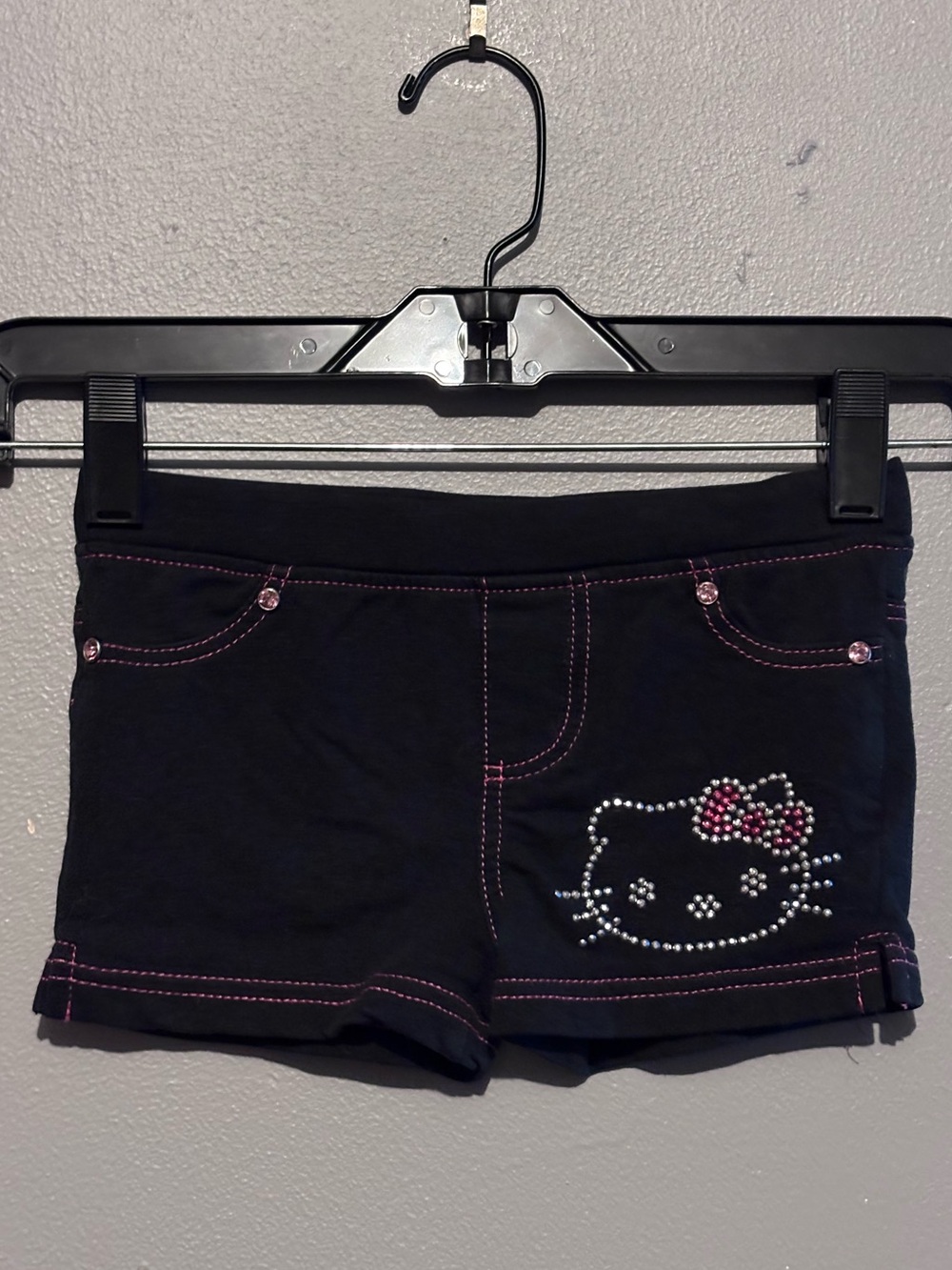 Little Girls Hello Kitty Rhinestone Shorts